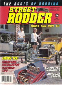 STREET RODDER 1989 JULY - NEW & OLD FLATHEAD TIPS, ALL FORD DAY AT THE FARM